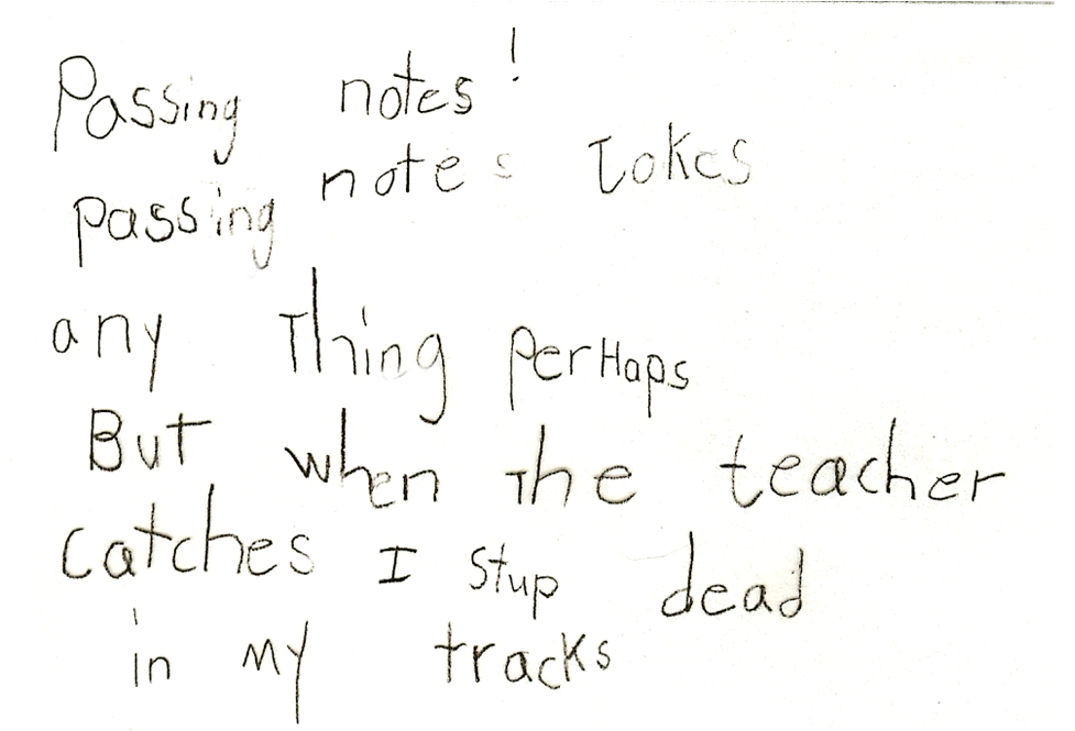 Passing Notes by D.G. Driver Passing Notes by D.G. Driver