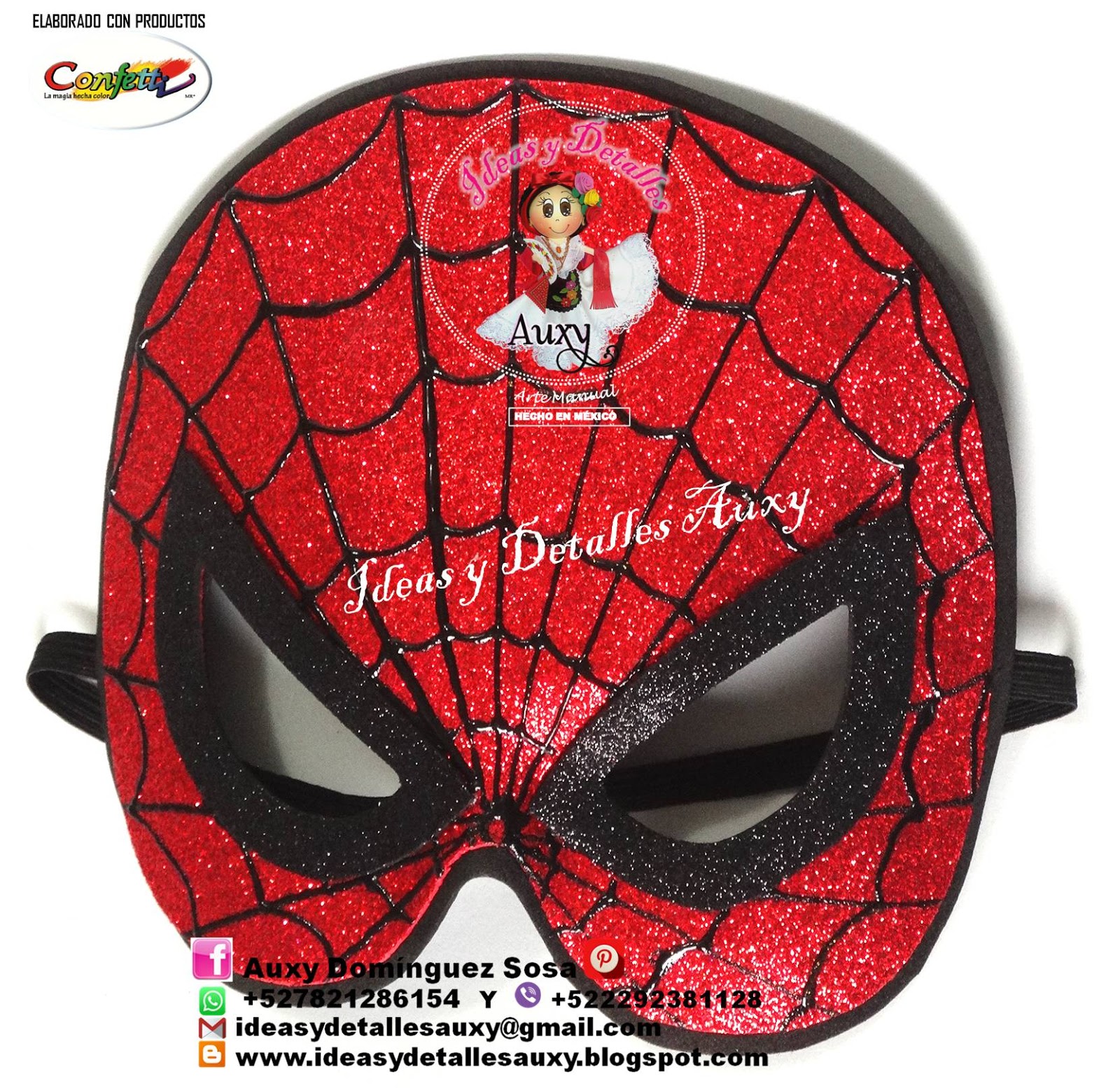 Ideas Y Detalles Auxy Mascara De Hombre Arana Antifaz De Hombre Arana Mascara De Superheroes Antifaz De Superheroes Mascara De Pelicula De Hombre Arana Superheroes