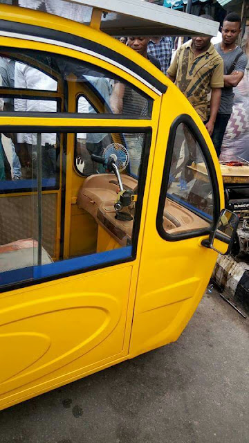 Meet This Tricycle (Keke) Powered by Solar System Made by a Nigerian