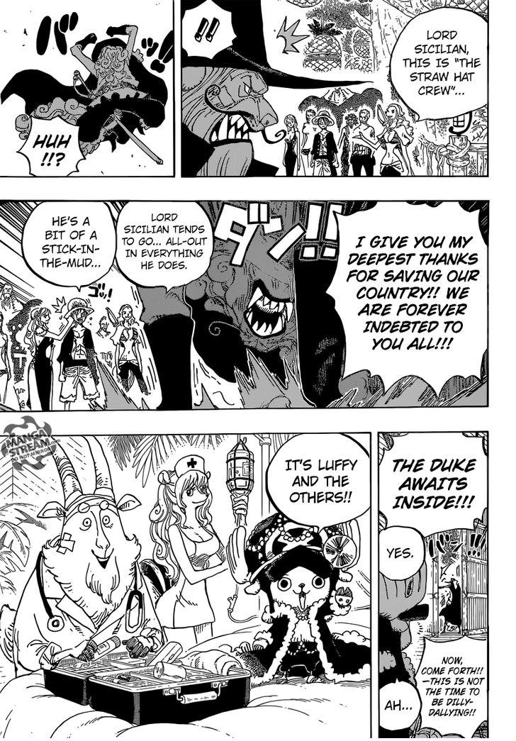 One Piece Ch 808: Duke Inuarashi