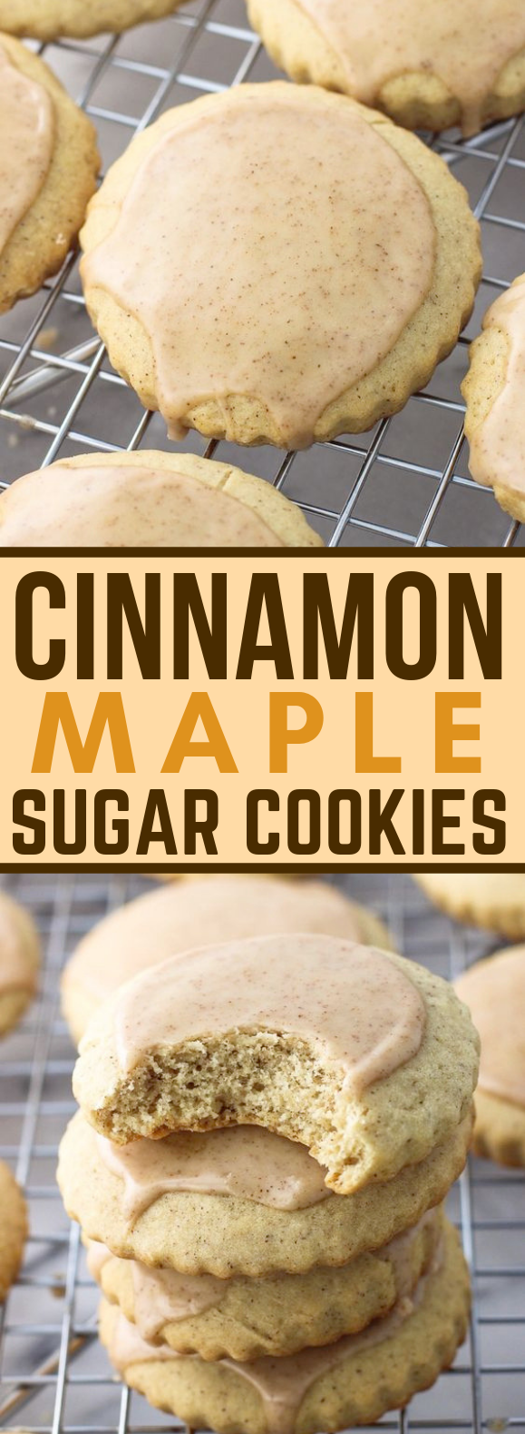 Cinnamon Maple Sugar Cookies