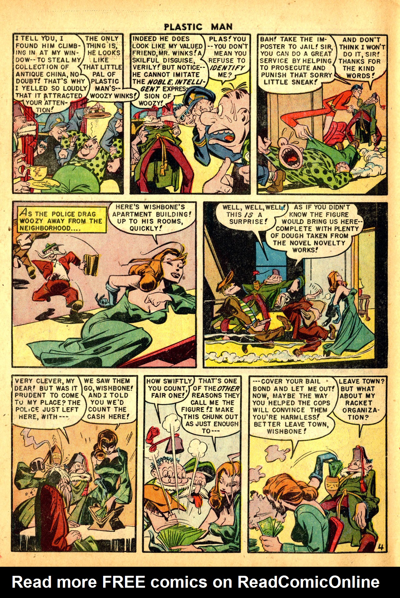 Read online Plastic Man (1943) comic -  Issue #23 - 30