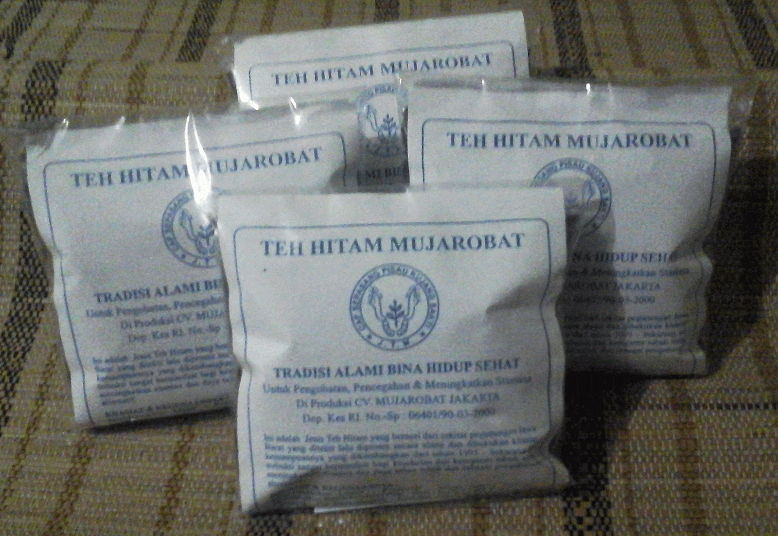 Teh Hitam Mujarobat | Supplier Grosir Dan Ecer (1 Paket)