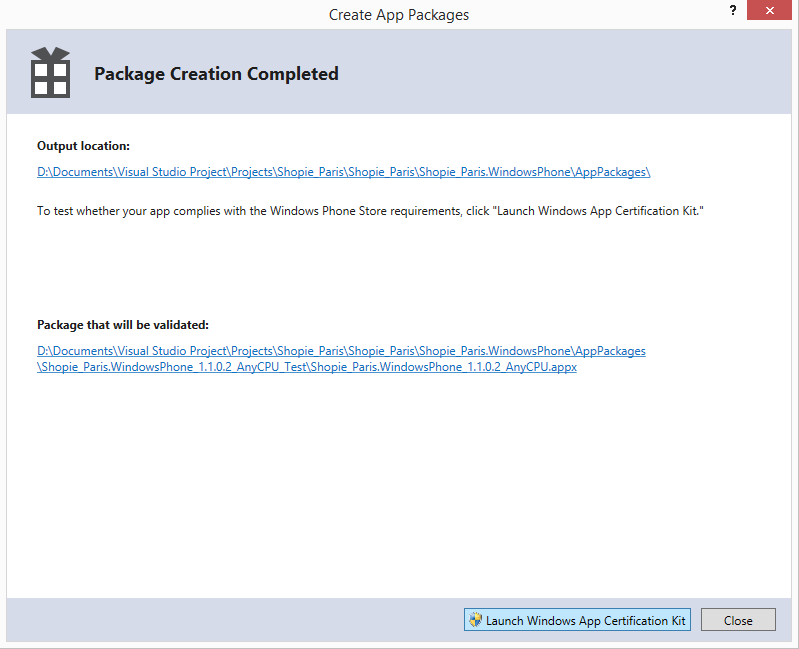Windows app Cert Kit. Axiom JDK certified.