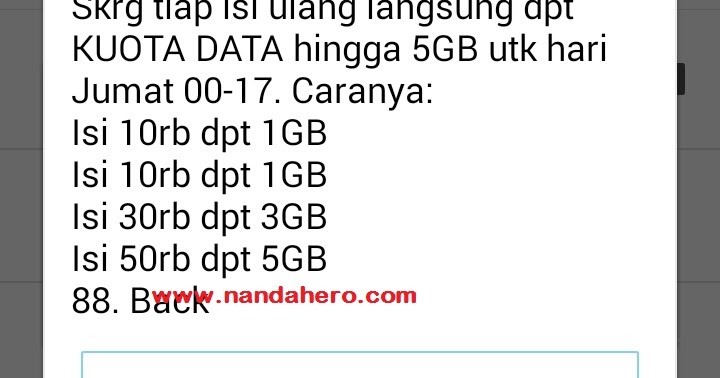 Cara Mendapatkan Kuota 1Gb M3 Kuota Gratis Indosat 1 Gb
