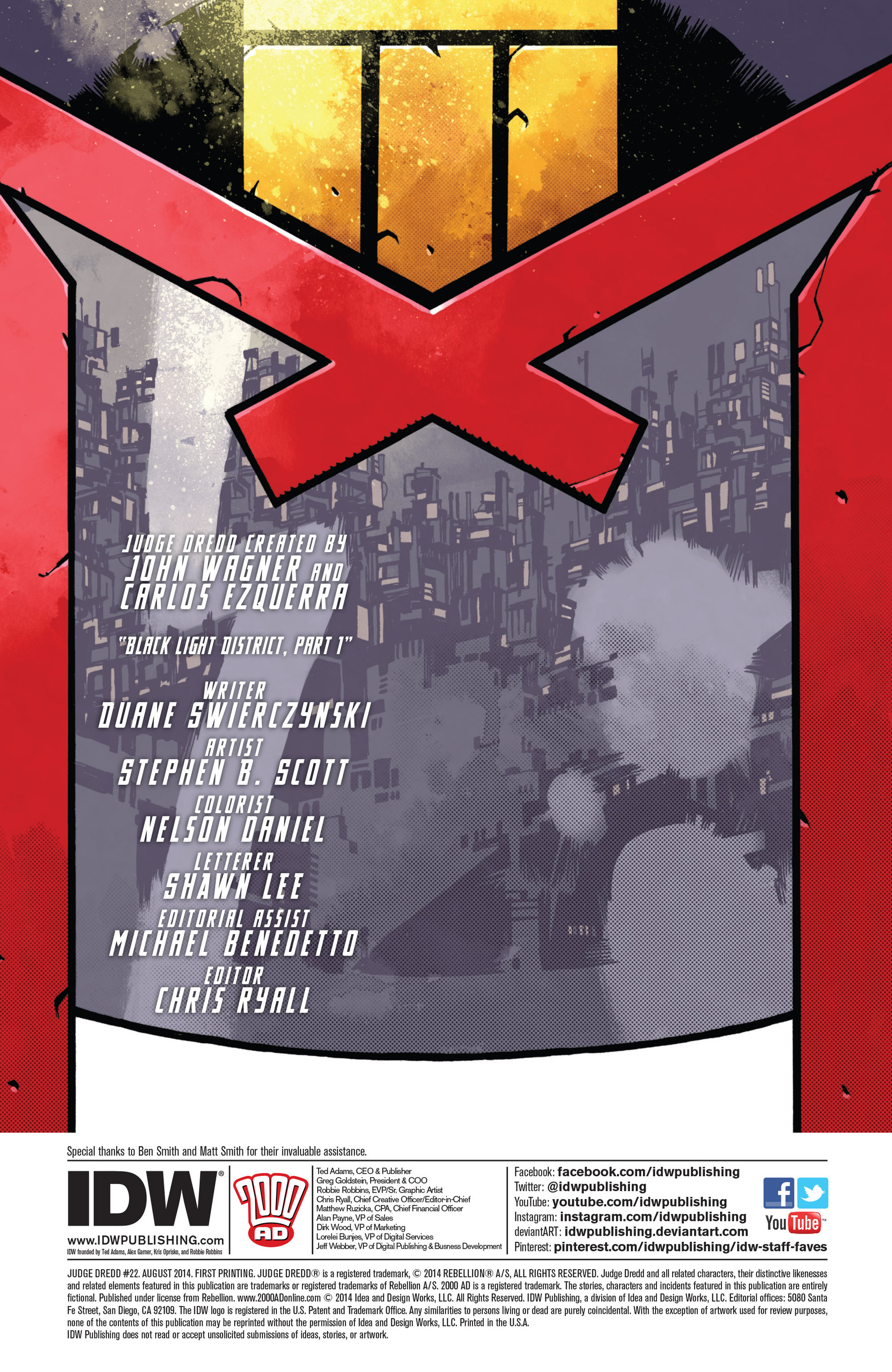 Read online Judge Dredd (2012) comic -  Issue #22 - 2
