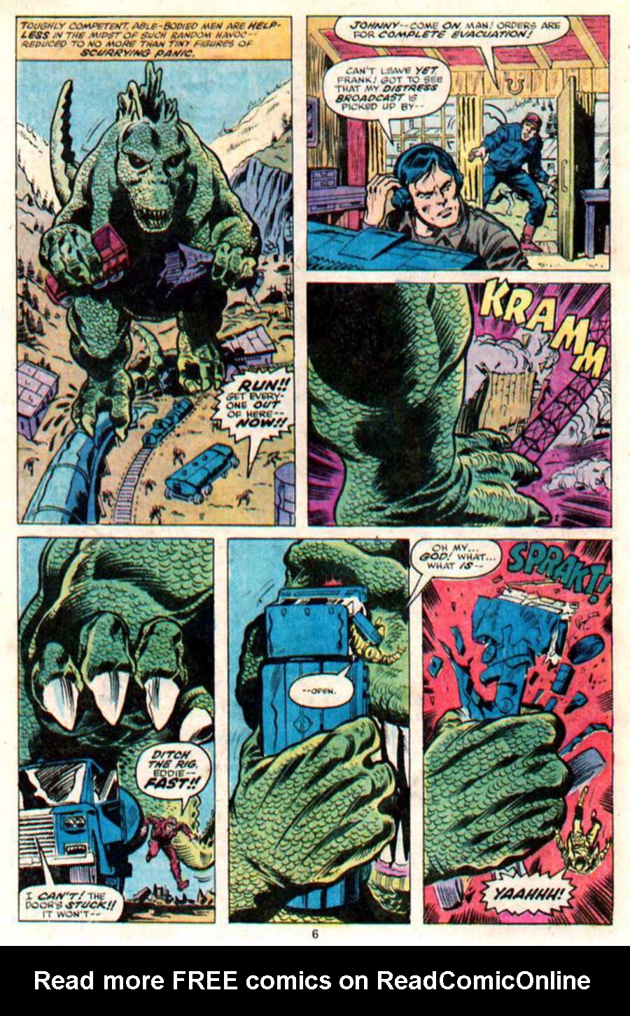 Read online Godzilla (1977) comic -  Issue #1 - 5