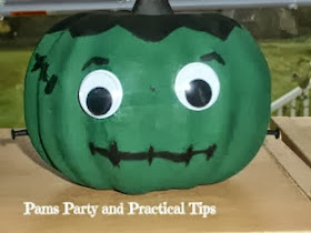 How to make a Frankenpumpkin #pumpkin