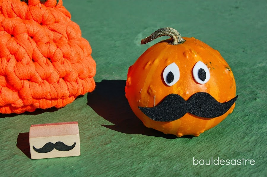 diy calabaza mostacho
