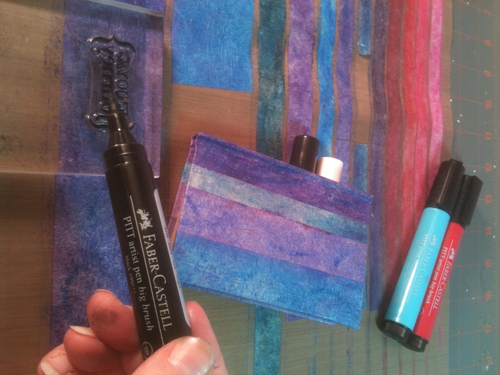 Beth Watson Design Studio FAUX LEATHER MASKING TAPE JOURNALS