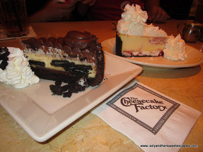 The Cheesecake factory delectable desserts