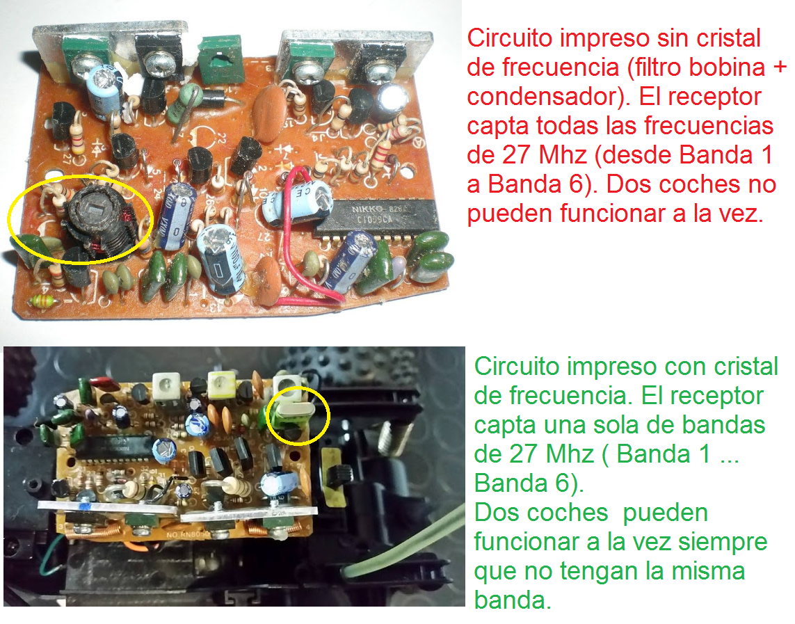 Reparar Coches de Radio Control Eléctricos Rango de frecuencias 27 Mhz. Como saber si pueden Reparar Coches de Radio Control Eléctricos Rango de frecuencias 27 Mhz. Como saber si pueden