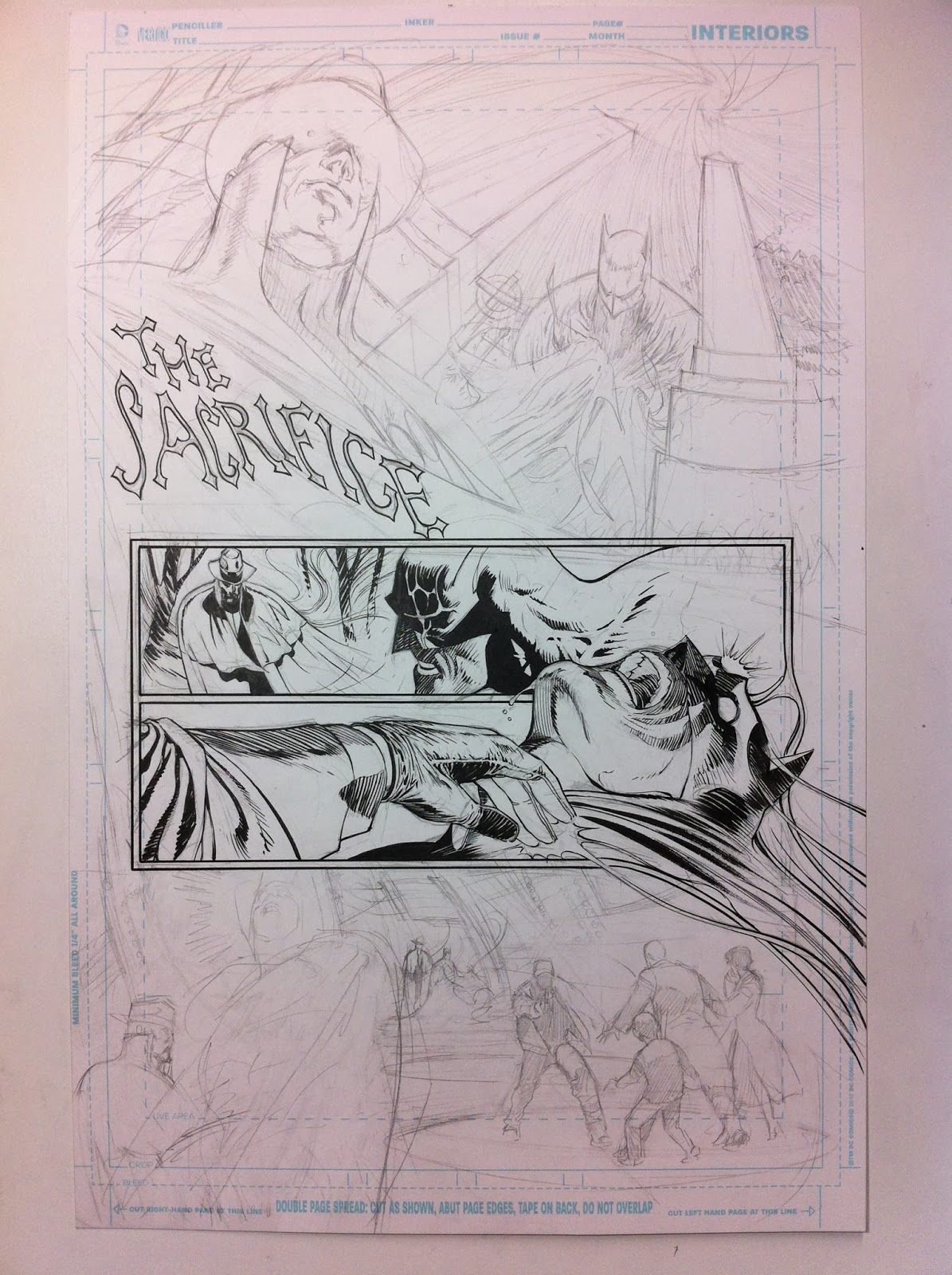 Making of a page: DETECTIVE COMICS #27 by Guillem March