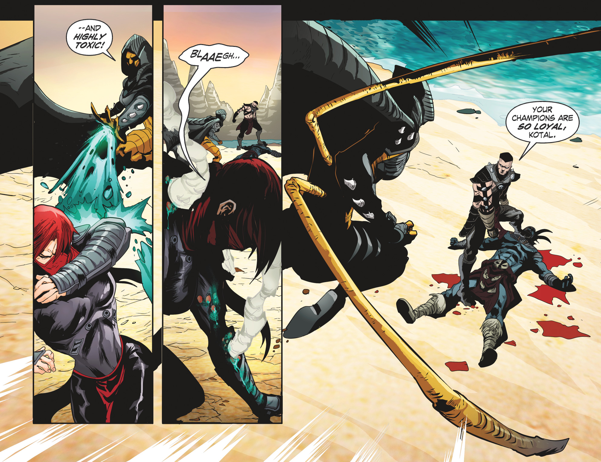 Read online Mortal Kombat X [I] comic -  Issue #25 - 17