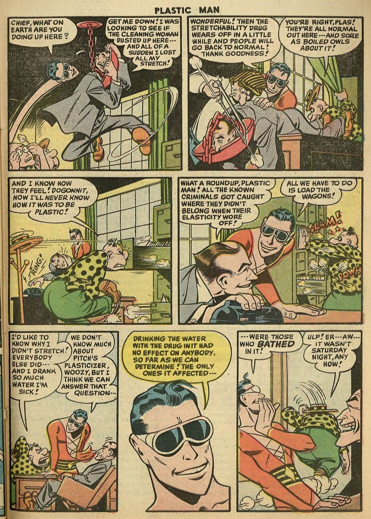 Read online Plastic Man (1943) comic -  Issue #56 - 31