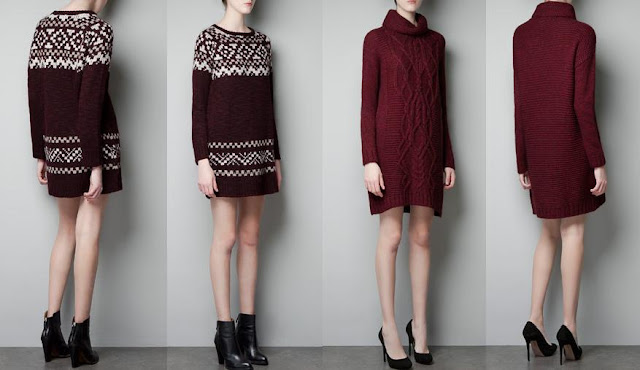 vestidos zara - moda invierno 2013