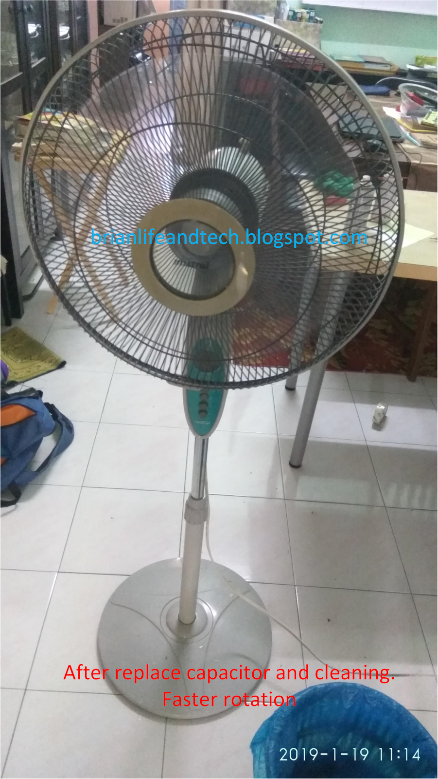 MISTRAL FAN MSF1648 FANS SLOWING DOWN OR NOT TURNING