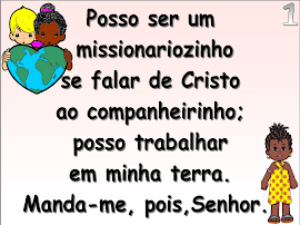 Slides com SOM Posso ser um missionariozinho.