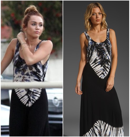black tie dye maxi dress