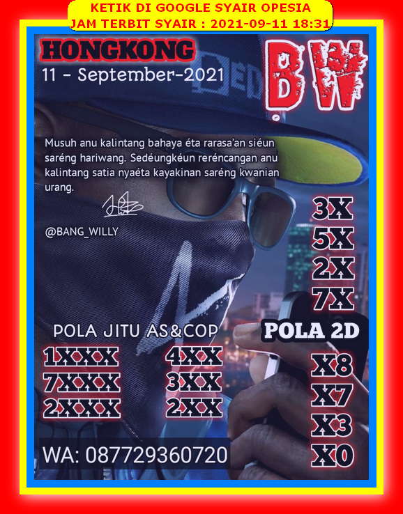 Syair Toto Hongkong 11 September 2021 Royal Syair