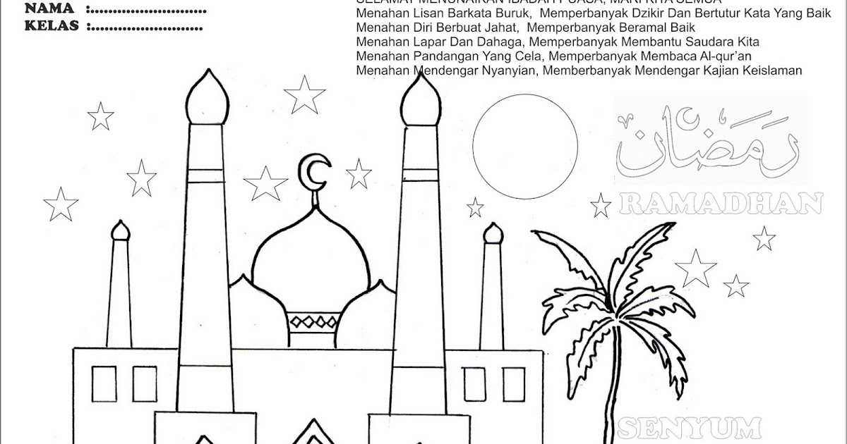 Sekolah Sabtu Minggu Ceria Mewarnai Di Bulan Ramadhan Itu Asik