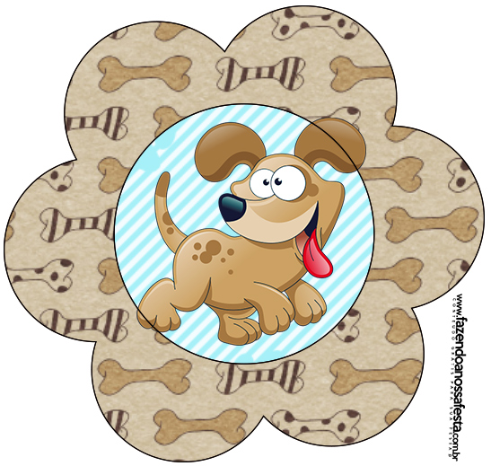 Perrito Divertido: Wrappers y Toppers para Cupcakes para Imprimir ...