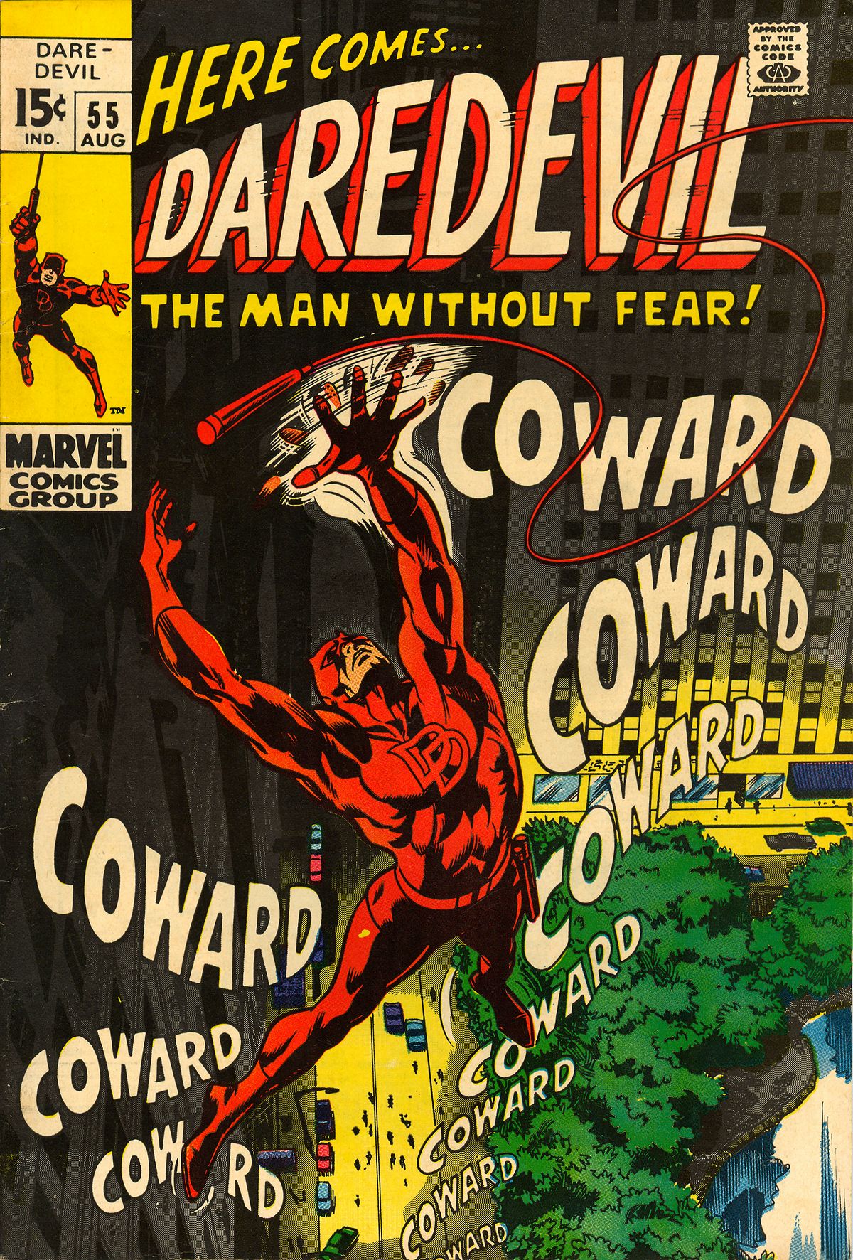 Read online Daredevil (1964) comic -  Issue #55 - 1