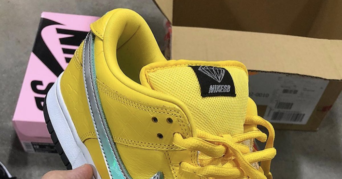 nike sb canary yellow