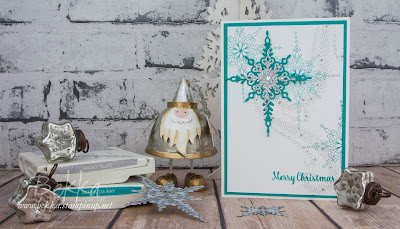 Christmas Card Featuring the Star Of Light Stamp Set and Matching Dies from Stampin' Up! UK - Buy them here