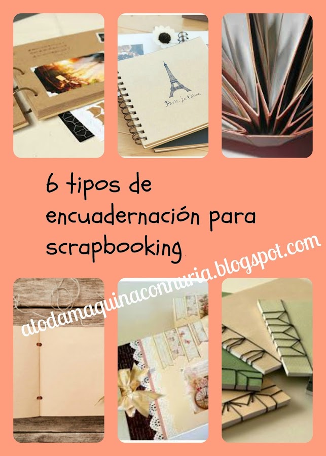 Guia de los 7 tipos de encuadernación más usados en scrapbooking