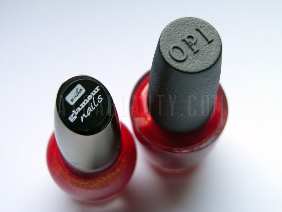 OPI The Spy Who Loved Me & Wibo Glamour Nails nr 3