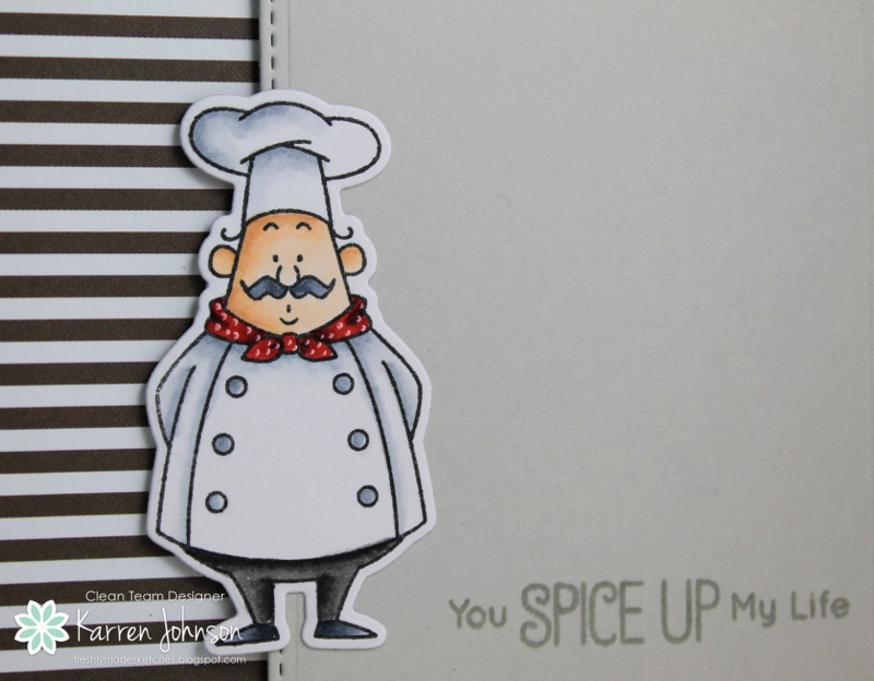 KarrenJ - Stamping Stuff: Little Fat Chef