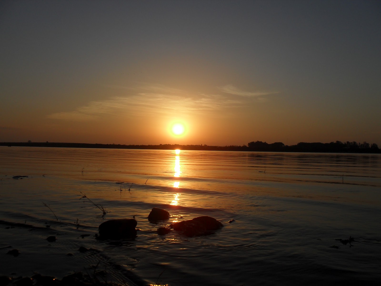 Ação pelo Rio Uruguai: Pôr do Sol no Rio Uruguai