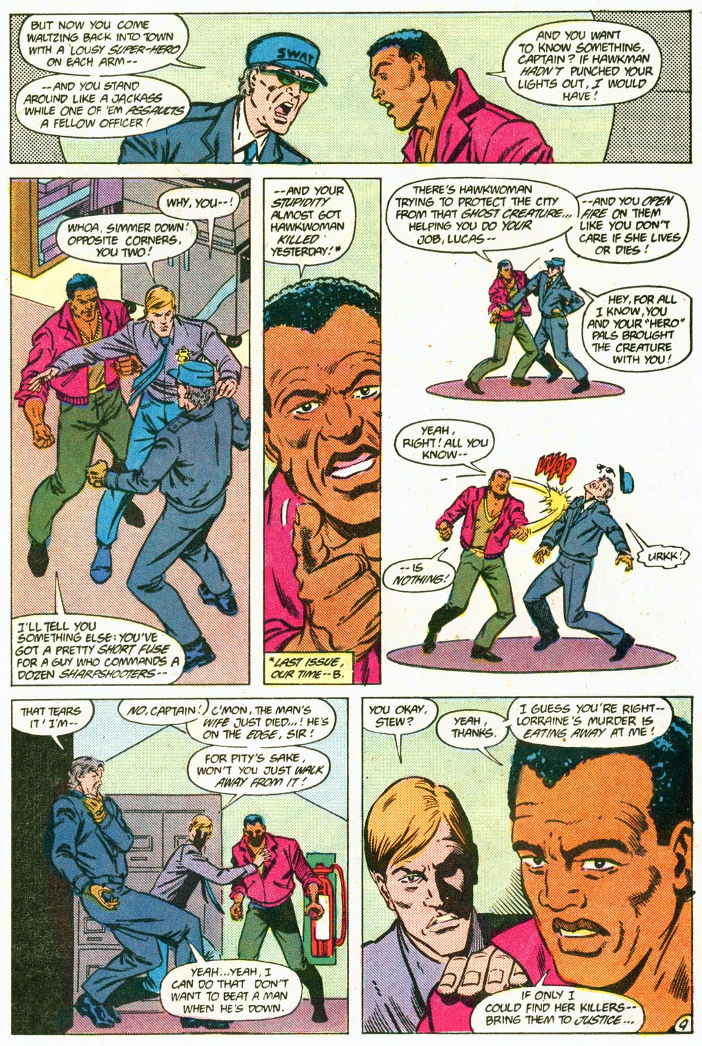 Hawkman (1986) Issue #14 #14 - English 9