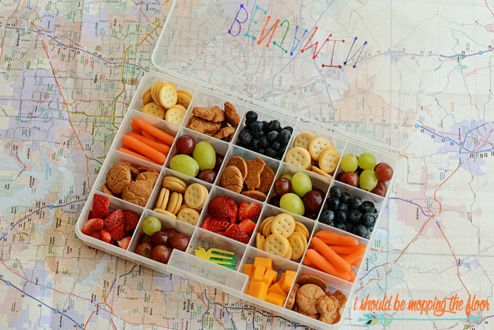 Travel Snack Box Personalized Kids Box Airplane Road Trip Travel