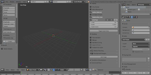 Mengaktifkan Background Images Blender - otodidakblend