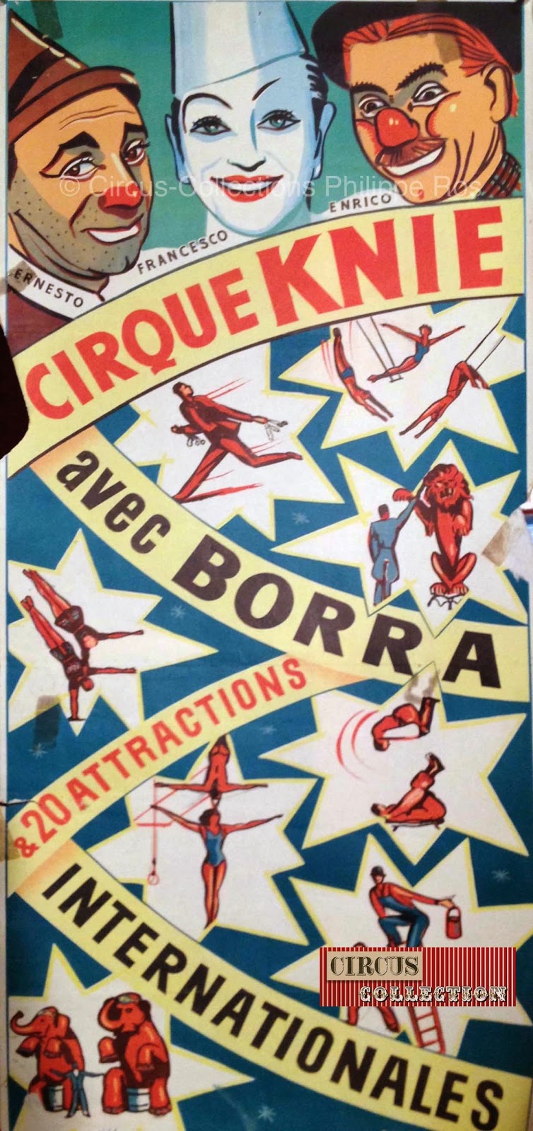 affiche du Cirque Knie 1951