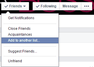 Adding Friends to Restricted List on Facebook