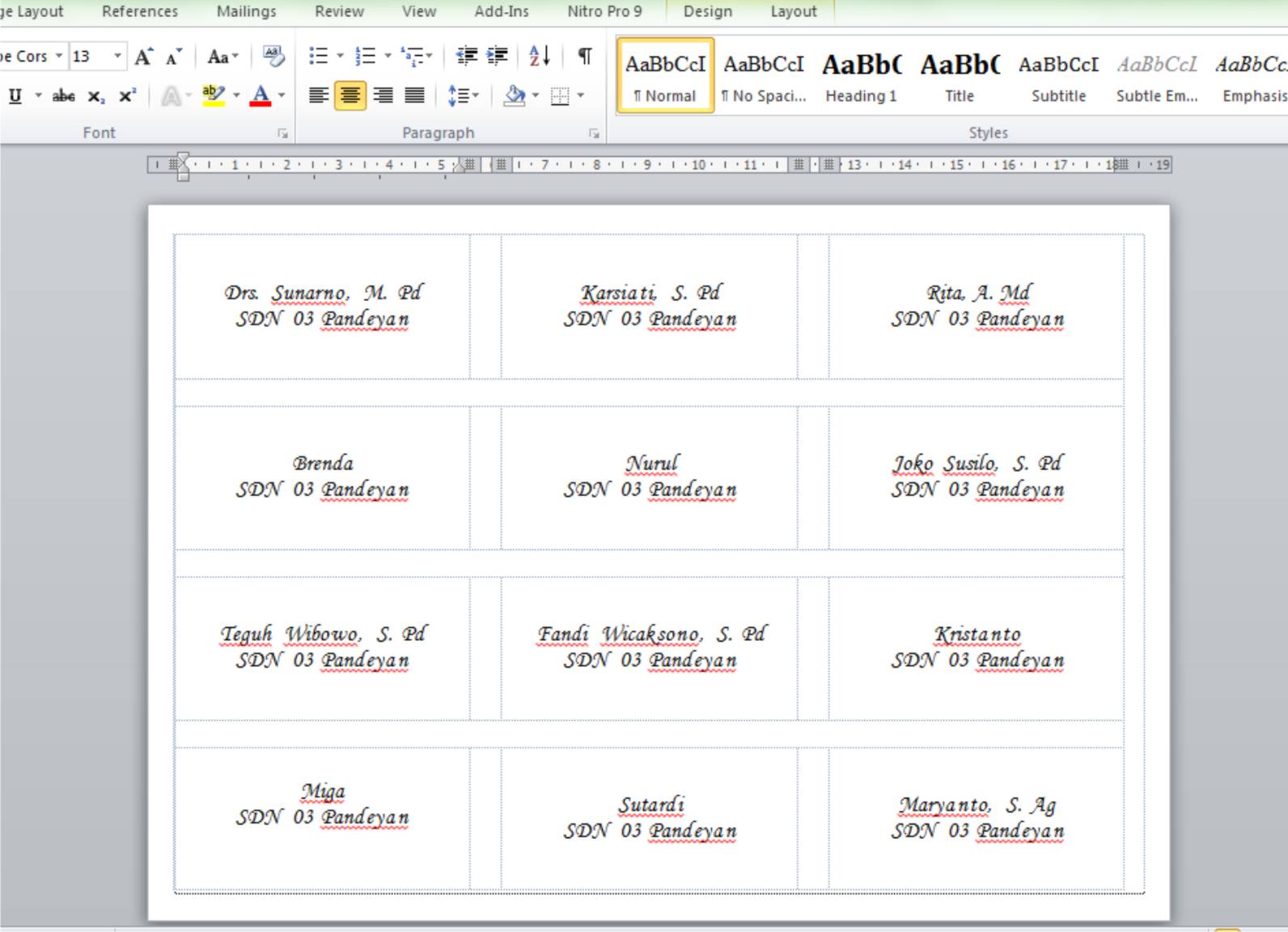 Baru 29+ Download Template Undangan Ms Word 2007