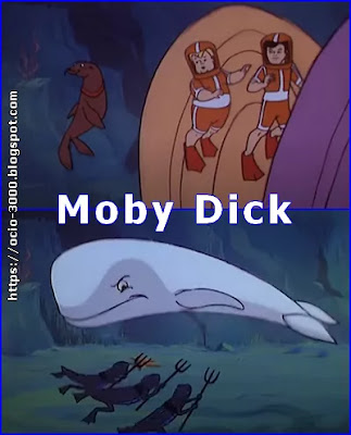 Moby Dick (1967). Dibujos animados de los 60.