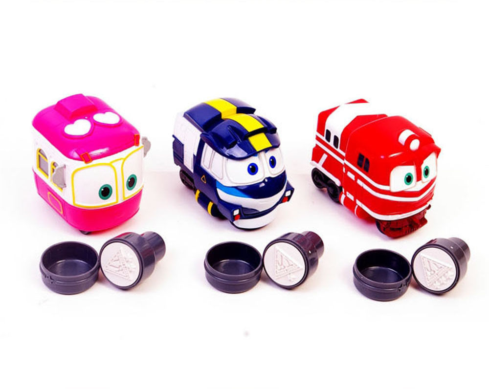 robot train toys set