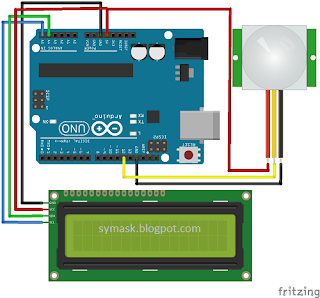 menggunakan sensor PIR