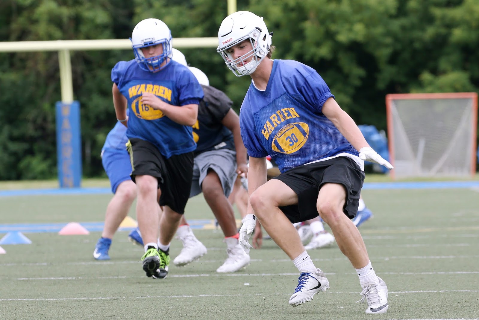 Mark Kodiak Ukena Warren Township High School Football Practice