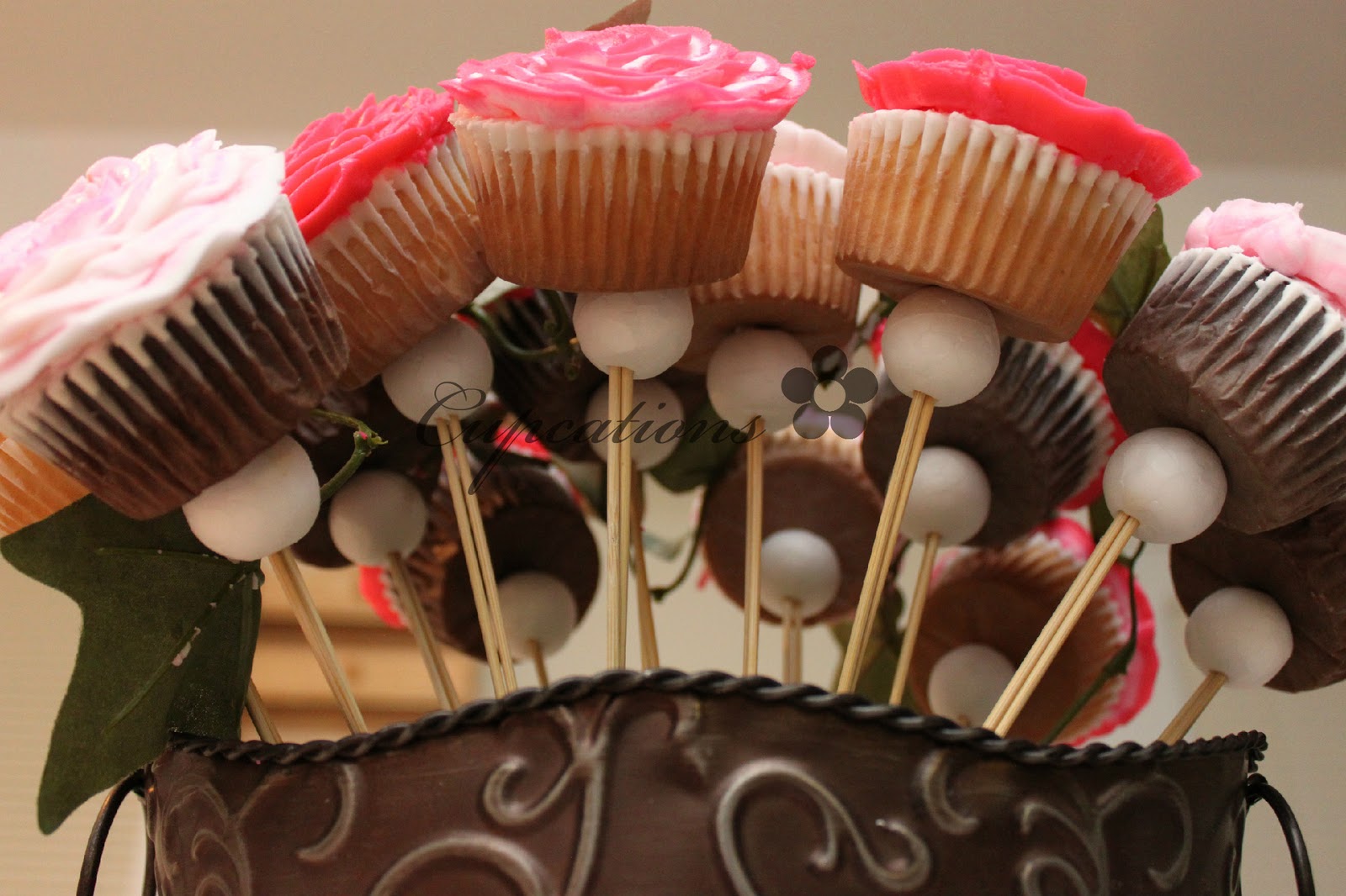 Cupcations Cupcake Bouquet Tutorial