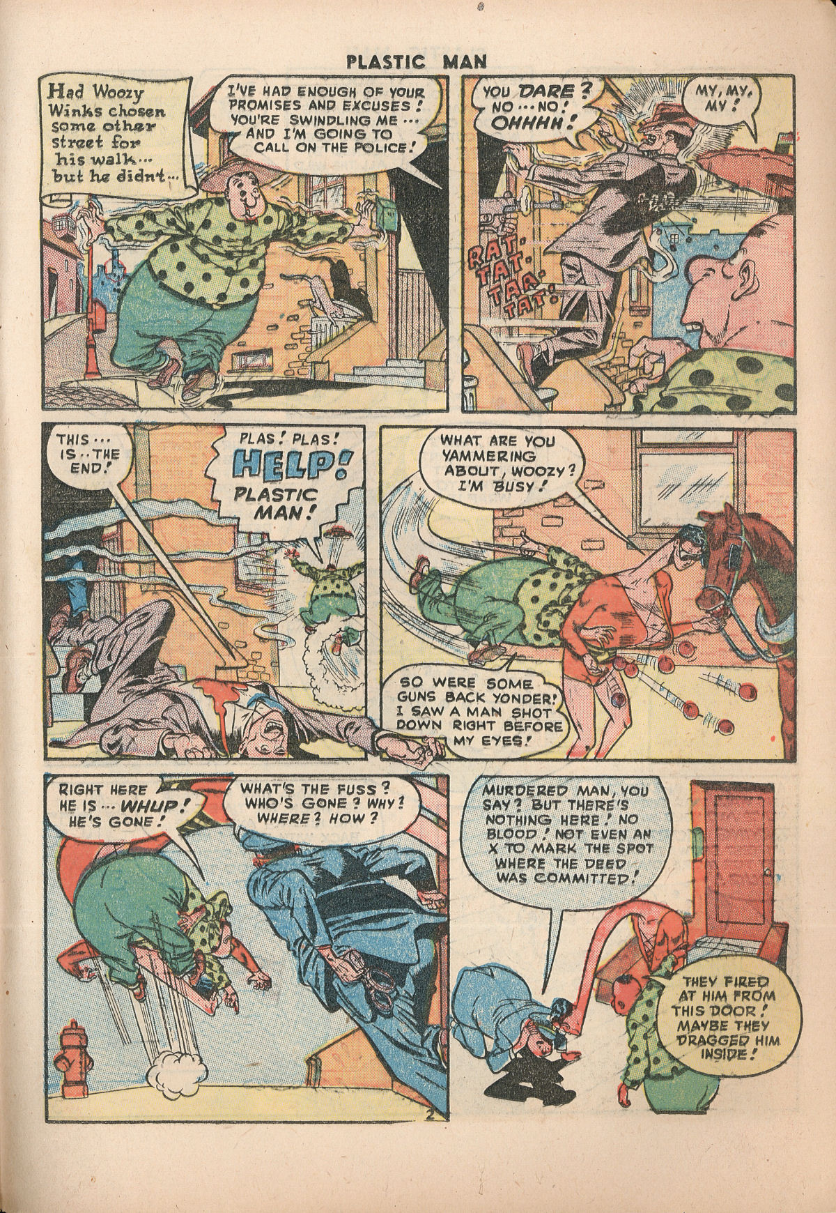 Read online Plastic Man (1943) comic -  Issue #11 - 37