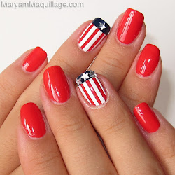 nail americana fourth nails july maryam rhinestones