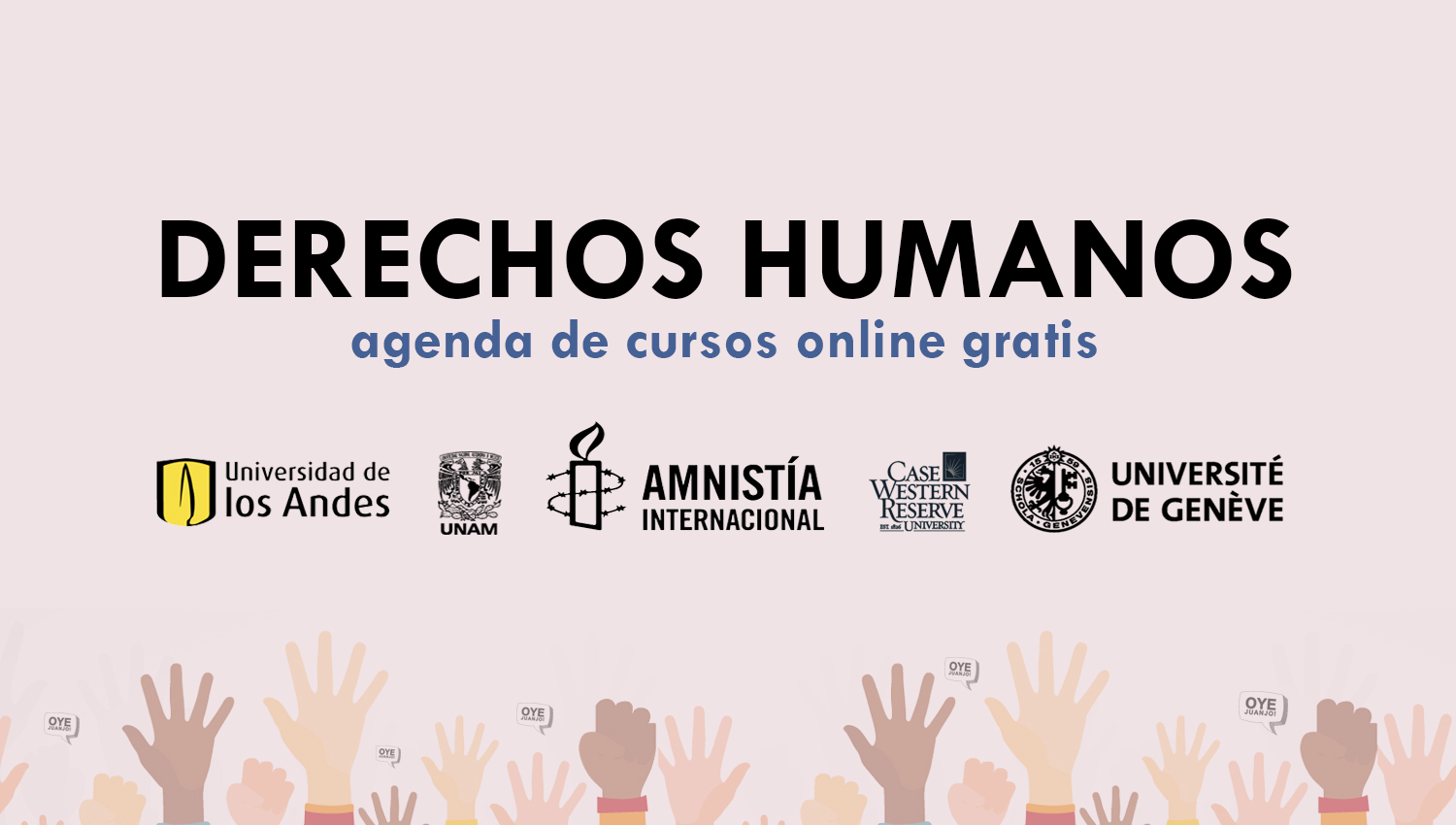 Cinco cursos gratis sobre Derechos Humanos