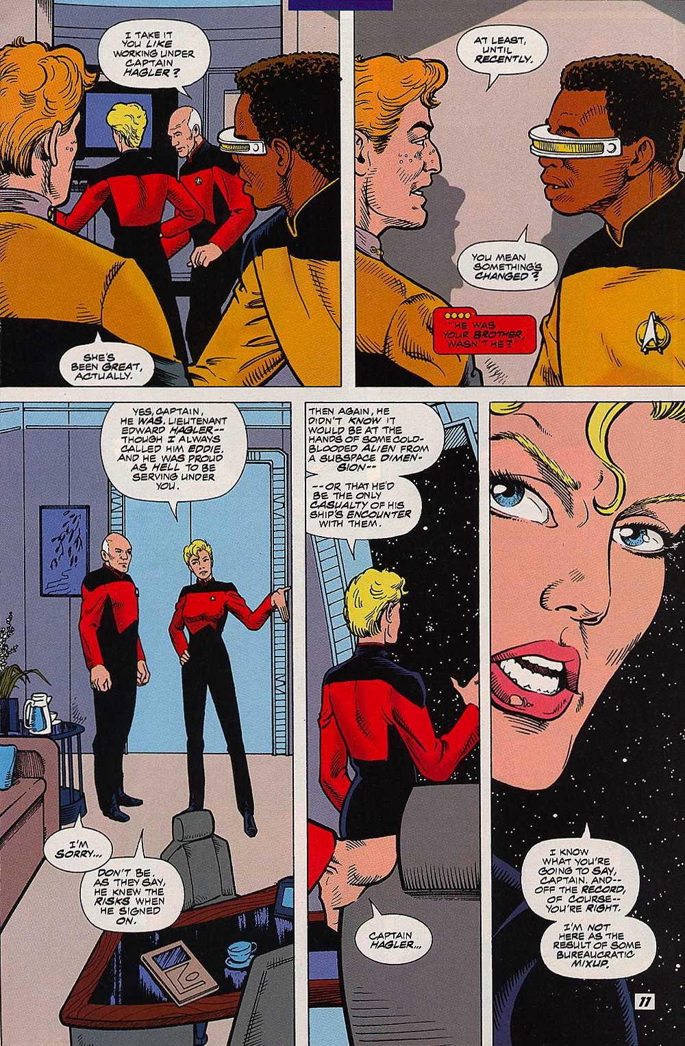 Read online Star Trek: The Next Generation (1989) comic -  Issue #77 - 12