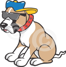 clip art and picture: funny cartoon dogs