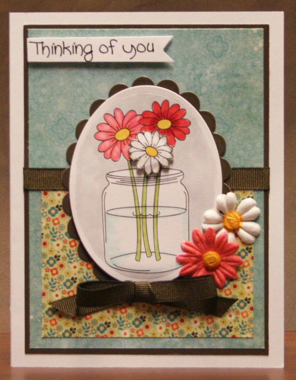 HeARTful Stamper Clear Dollar Stamps "Everyday Jargon" Thinking of You